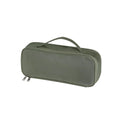 Green hairdryer case on a white background