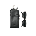 Soft Leather Zip Glasses Pouch