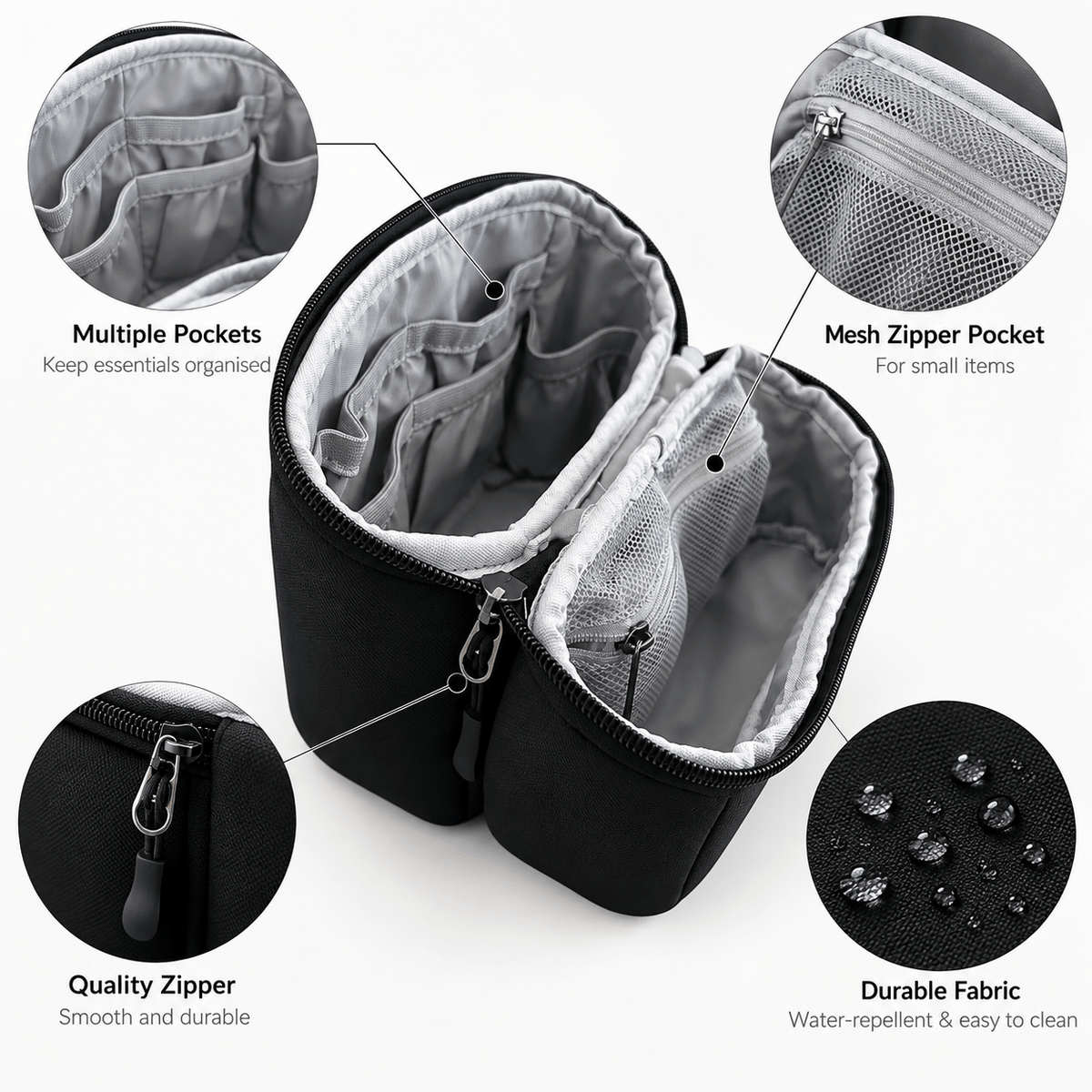 Slim Upright Travel Organiser
