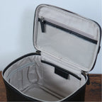 Leather Handheld Makeup Bag