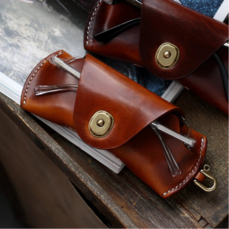 Artisan Leather Glasses Case