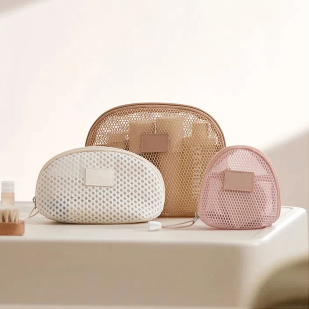 Air-Light Mesh Pouch Trio Set