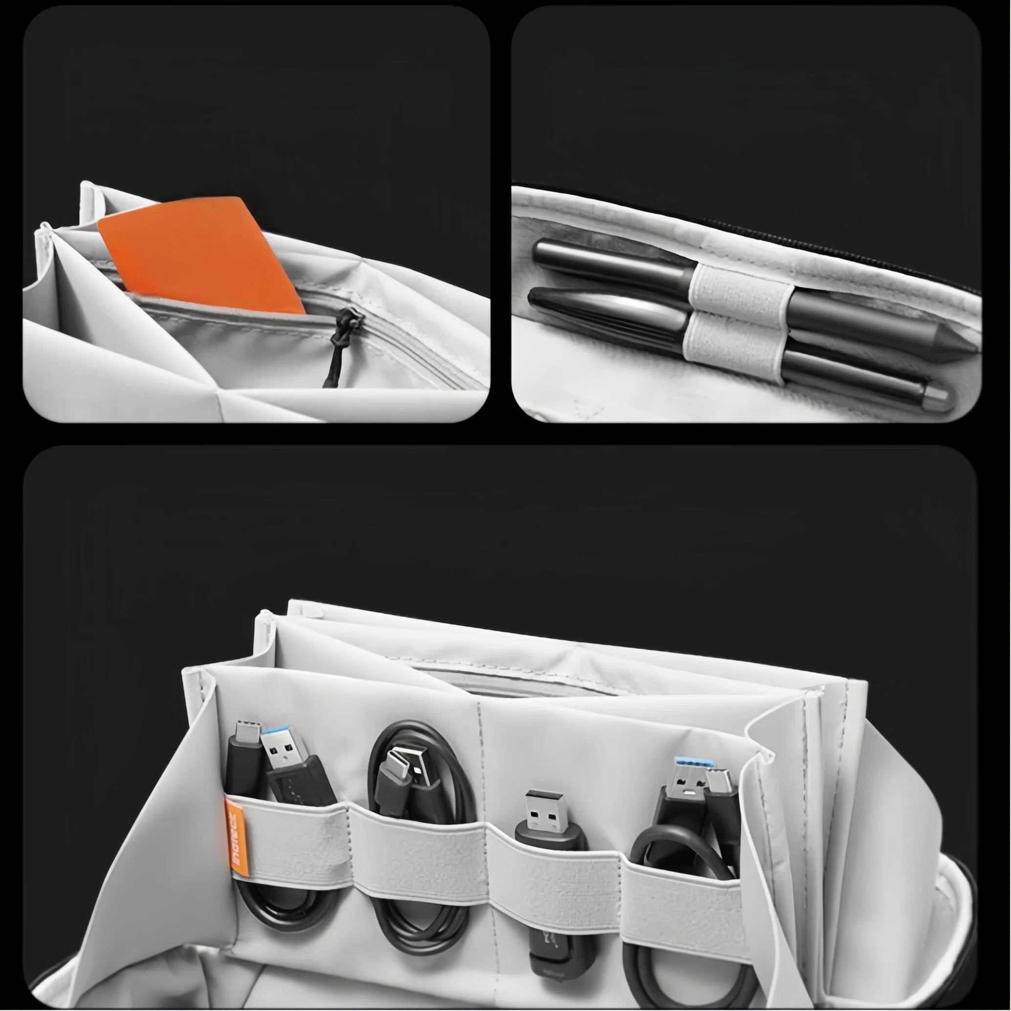 Lay-Flat Tech Organiser Case