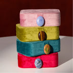 Velvet Pebble Jewellery Box