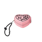 Heartbeat Denim Travel Jewellery Organiser