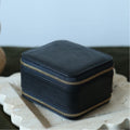 Double-Layer Leather Travel Jewellery Box
