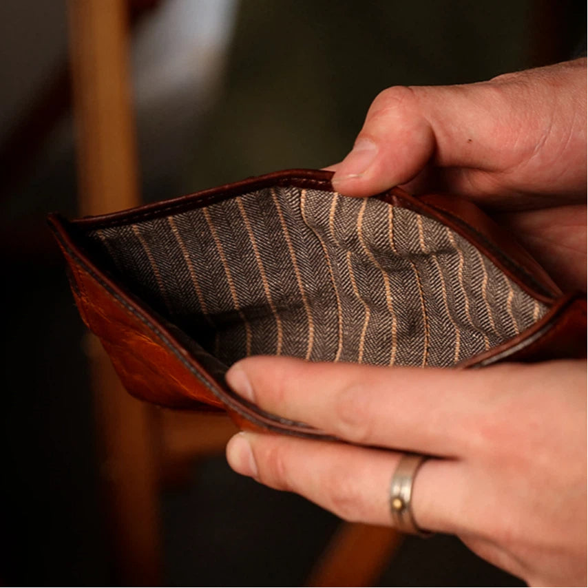 Bifold Leather Wallet for Men