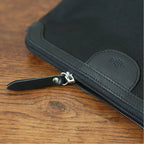 Minimalist Leather-Nylon Storage Pouch