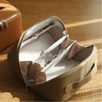 Leather Pillow Makeup Pouch