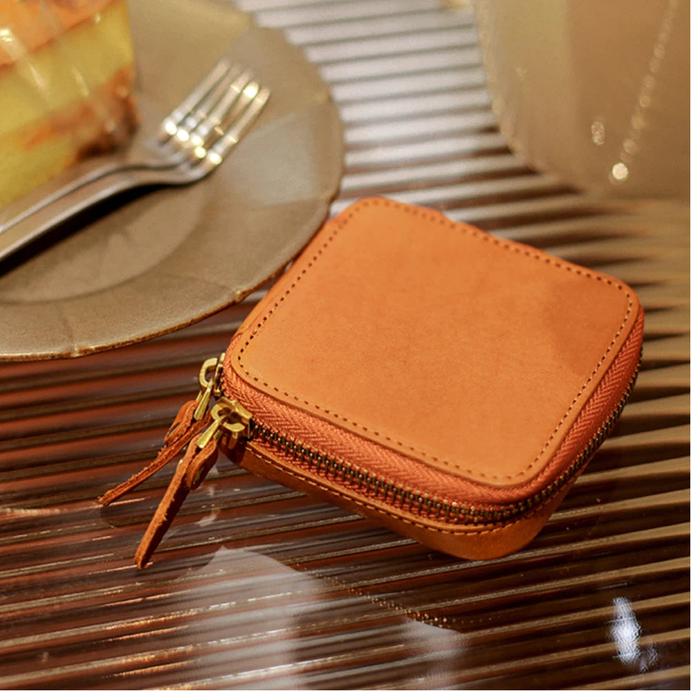 Compact Leather Jewellery Case