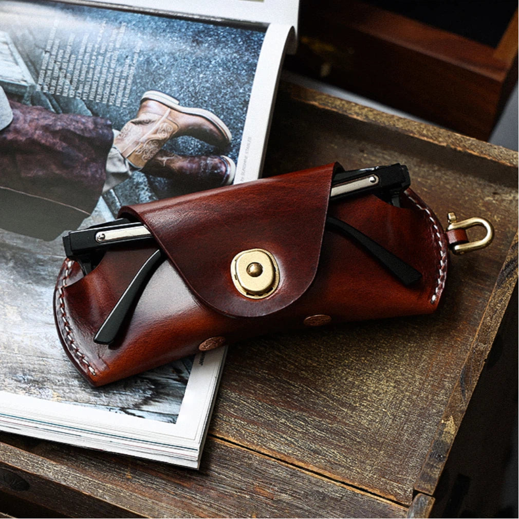 Artisan Leather Glasses Case