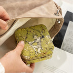 Botanical Jacquard Jewelry Case