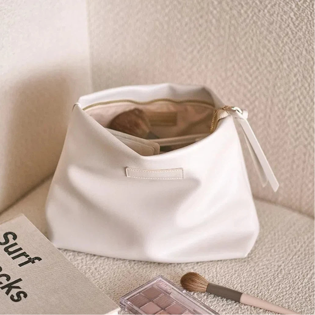 Minimalist Cream Cosmetics Case