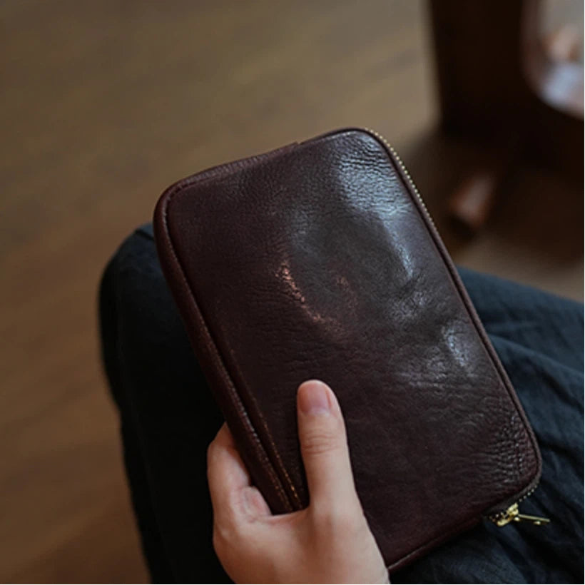 Handcrafted Minimalist Leather Pouch