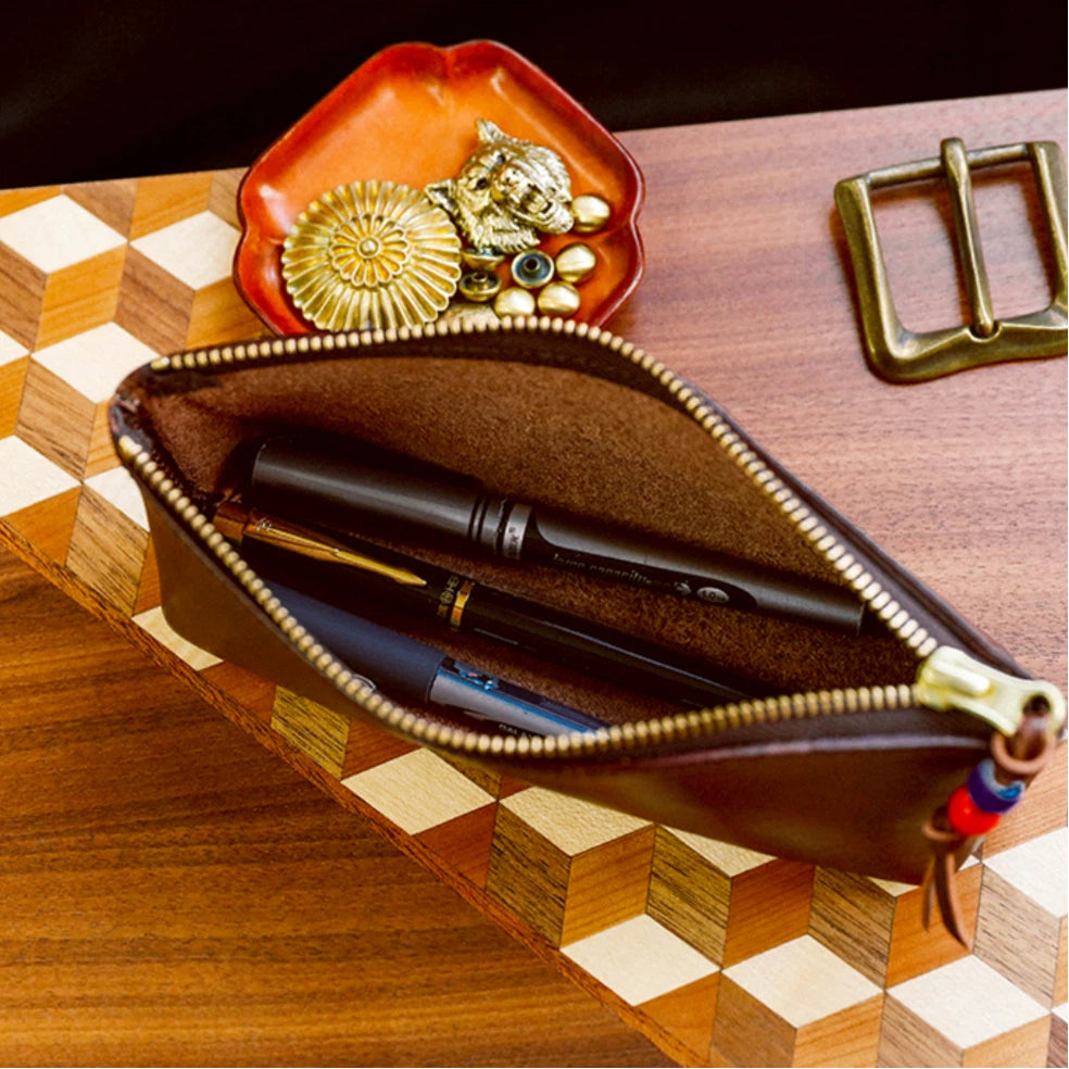 Handmade Leather Pencil Case