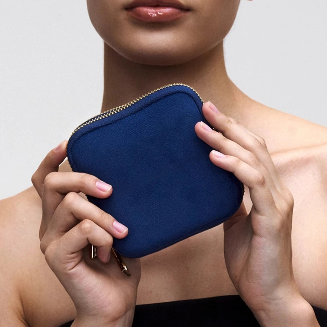 Tangle-Free Velvet Dual-Layer Jewellery Bag