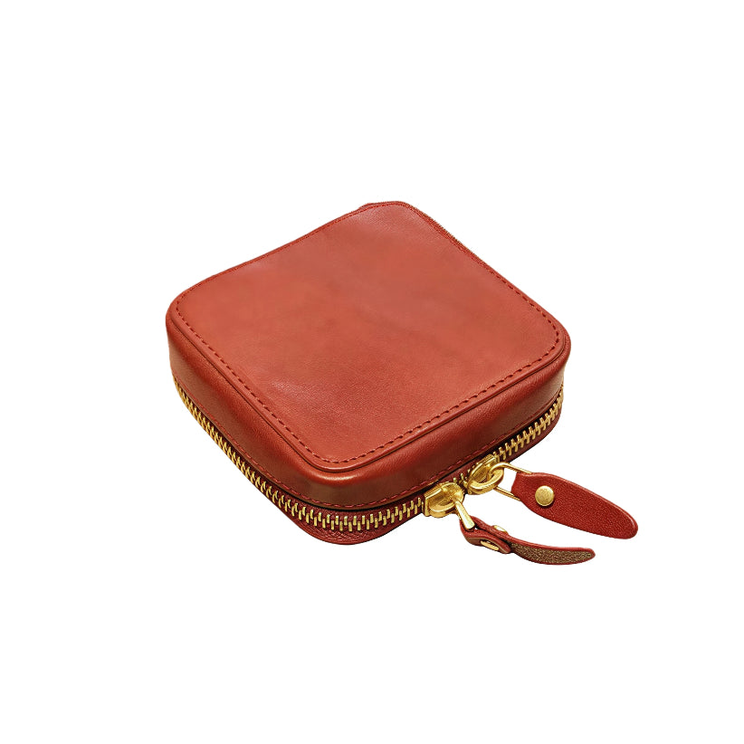 Compact Leather Jewellery Case