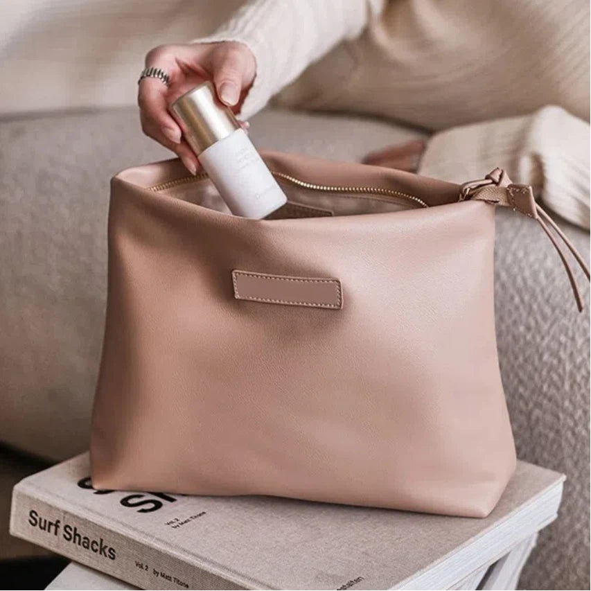 Minimalist Cream Cosmetics Case