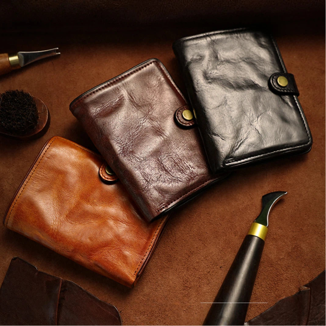 Bifold Leather Wallet for Men