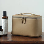 Leather Handheld Makeup Bag