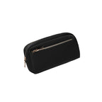 Black Minimalist Multi-Pocket Pouch