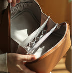 Leather Pillow Makeup Pouch