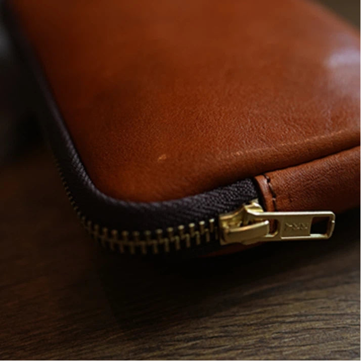 Handcrafted Minimalist Leather Pouch