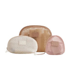 Air-Light Mesh Pouch Trio Set