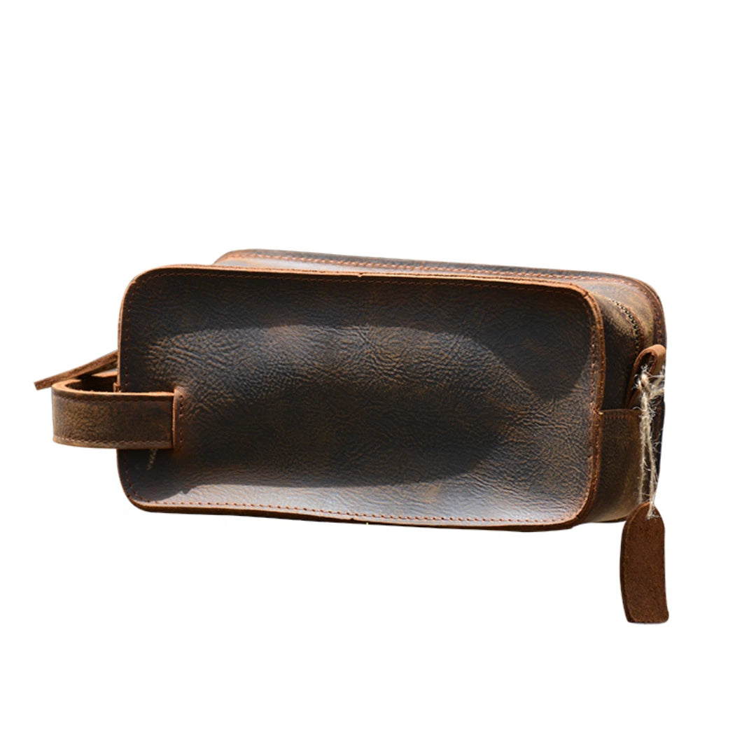 Leather Men's Washbag