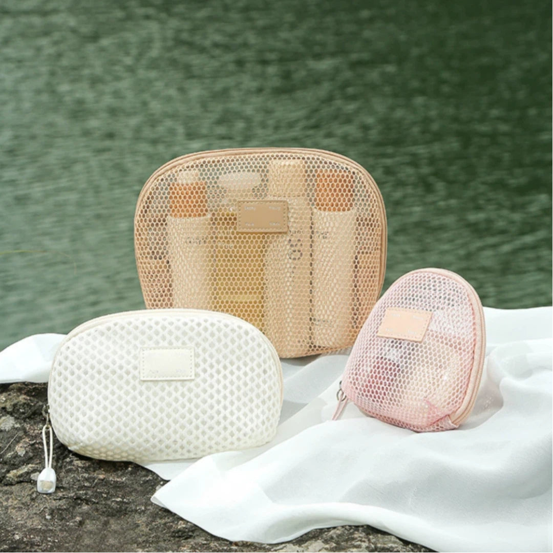 Air-Light Mesh Pouch Trio Set