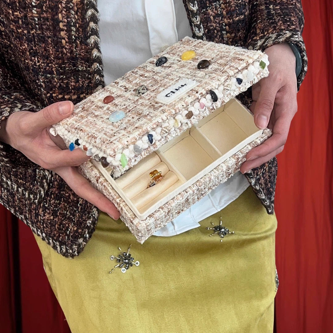 Tweed Jewellery Box