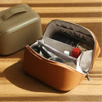 Leather Pillow Makeup Pouch