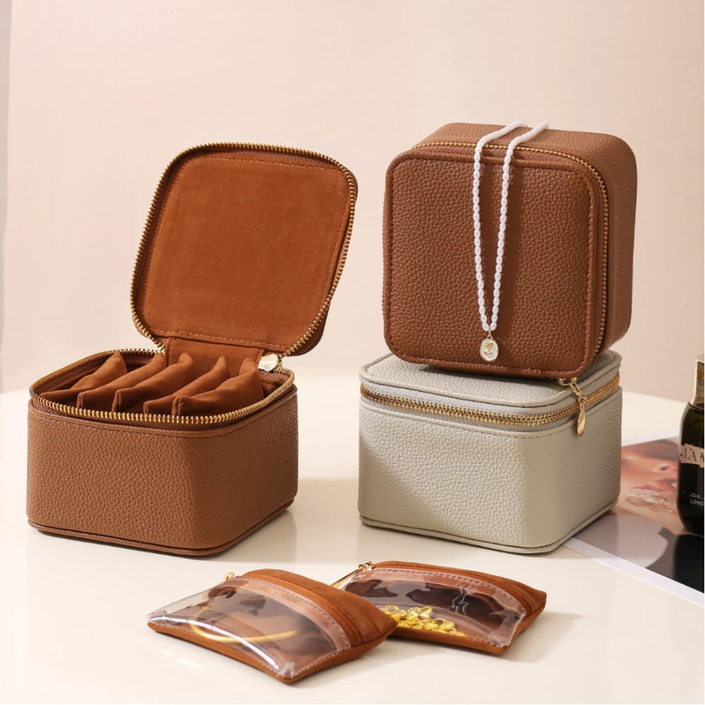 Multi-Pocket Jewellery Box