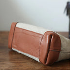 Minimalist Leather-Nylon Storage Pouch