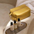 Slim Leather Portable Essentials Pouch