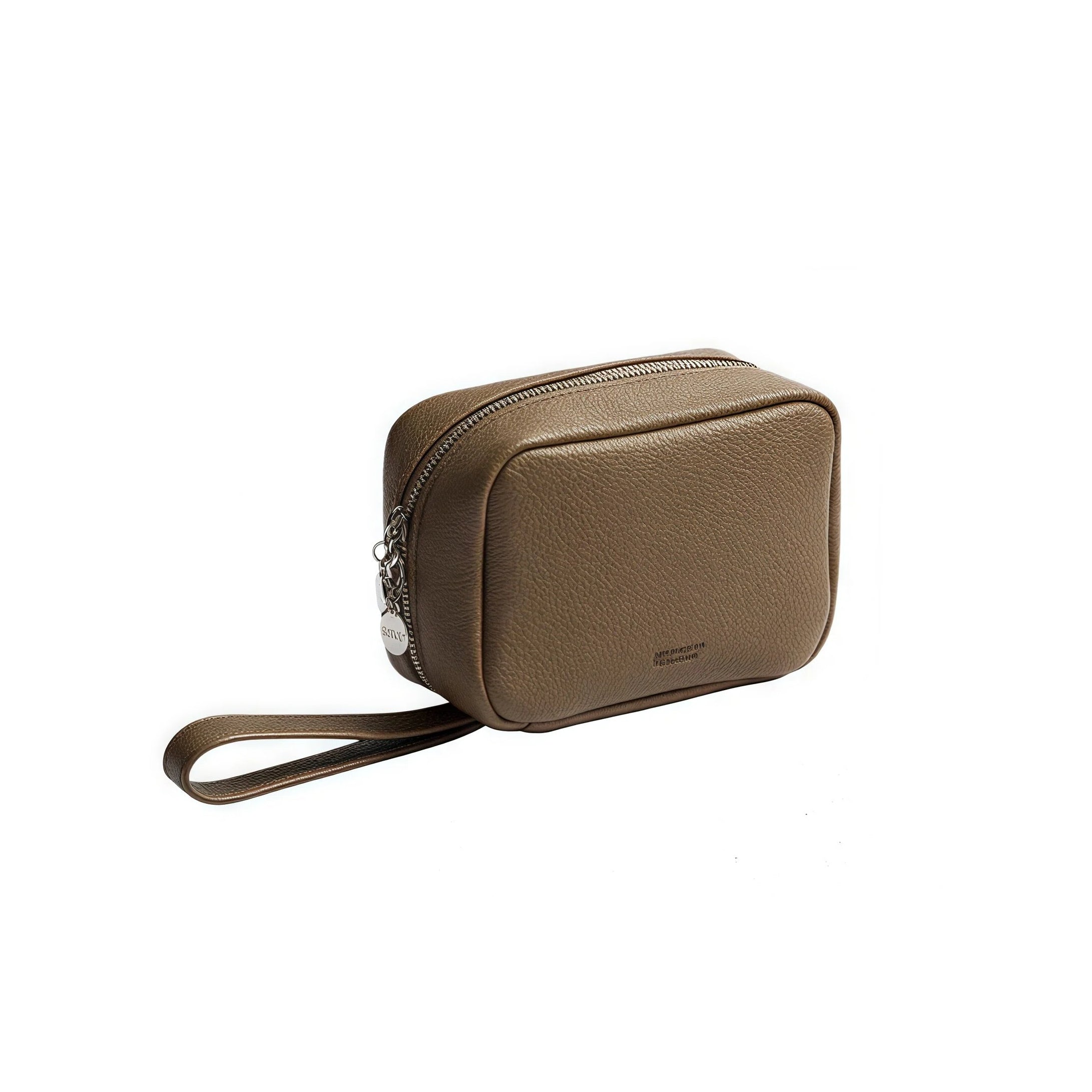 Compact Pebbled Everyday Pouch