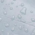 Small droplets of water on the water-repellent fabric