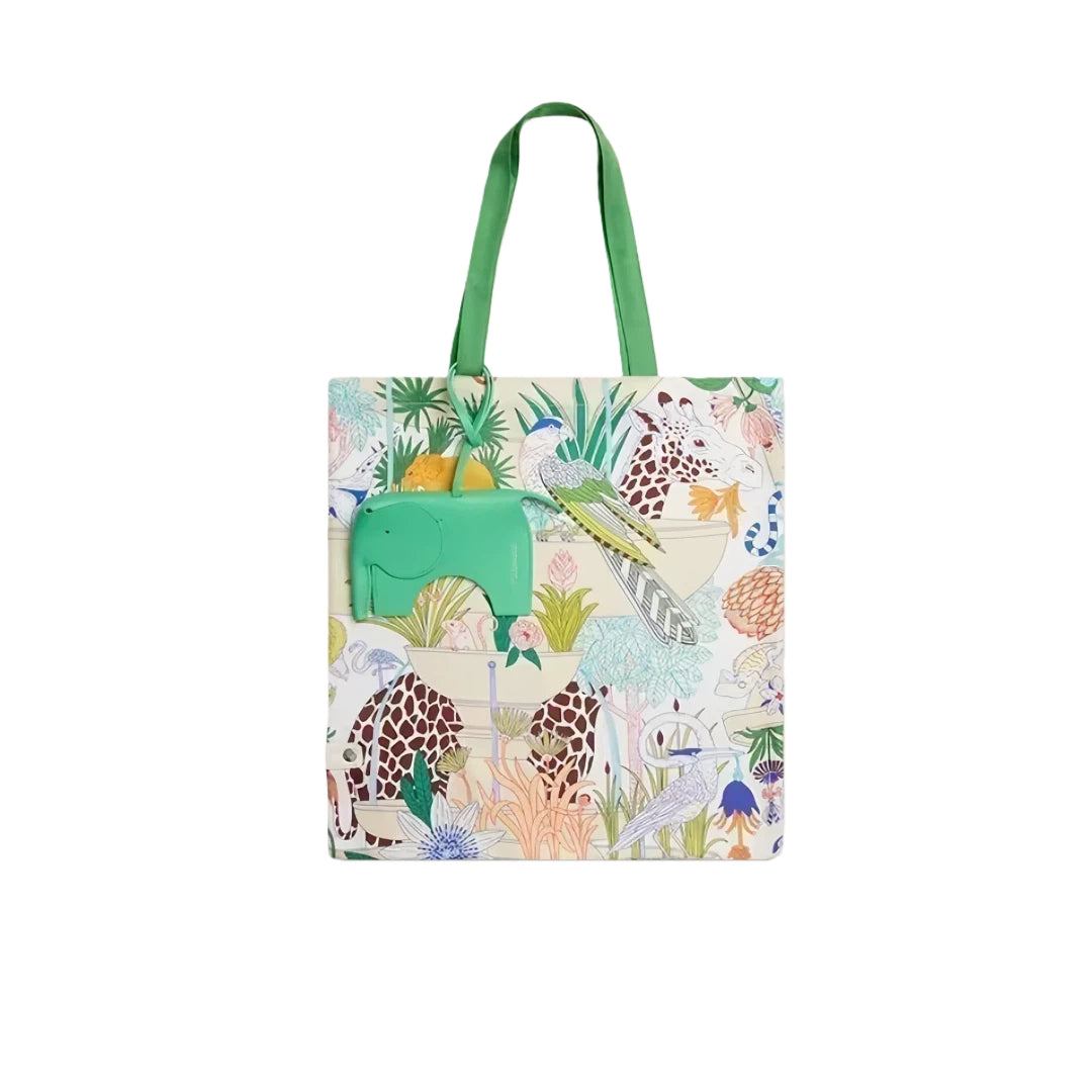 Convertible Silk Tote Bag Charm