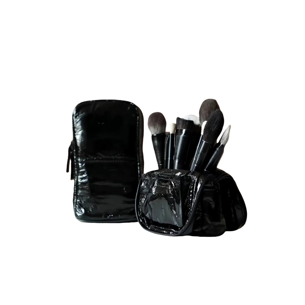 Upright Compact Makeup Brush Case