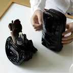 Upright Compact Makeup Brush Case