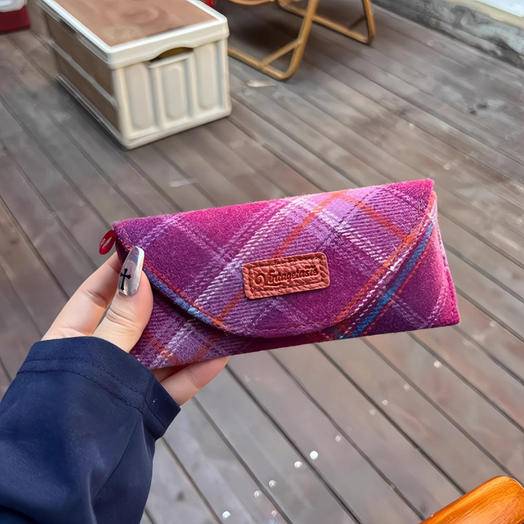 Handcrafted Wool Glasses Case