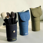 Denim Adjustable Makeup Brush Holder
