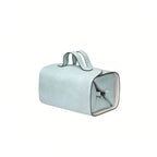 Mint makeup bag on a white background