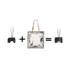 Convertible Silk Tote Bag Charm