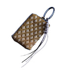 Hand-Embroidered Beaded Coin & Card Pouch