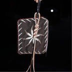 Hand-Embroidered Beaded Coin & Card Pouch