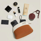 Embroidered Cotton Makeup Pouch