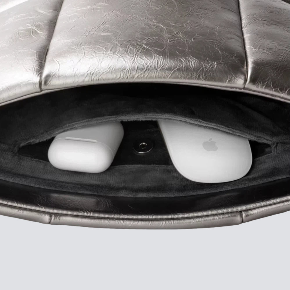 Quilted PU Laptop Sleeve