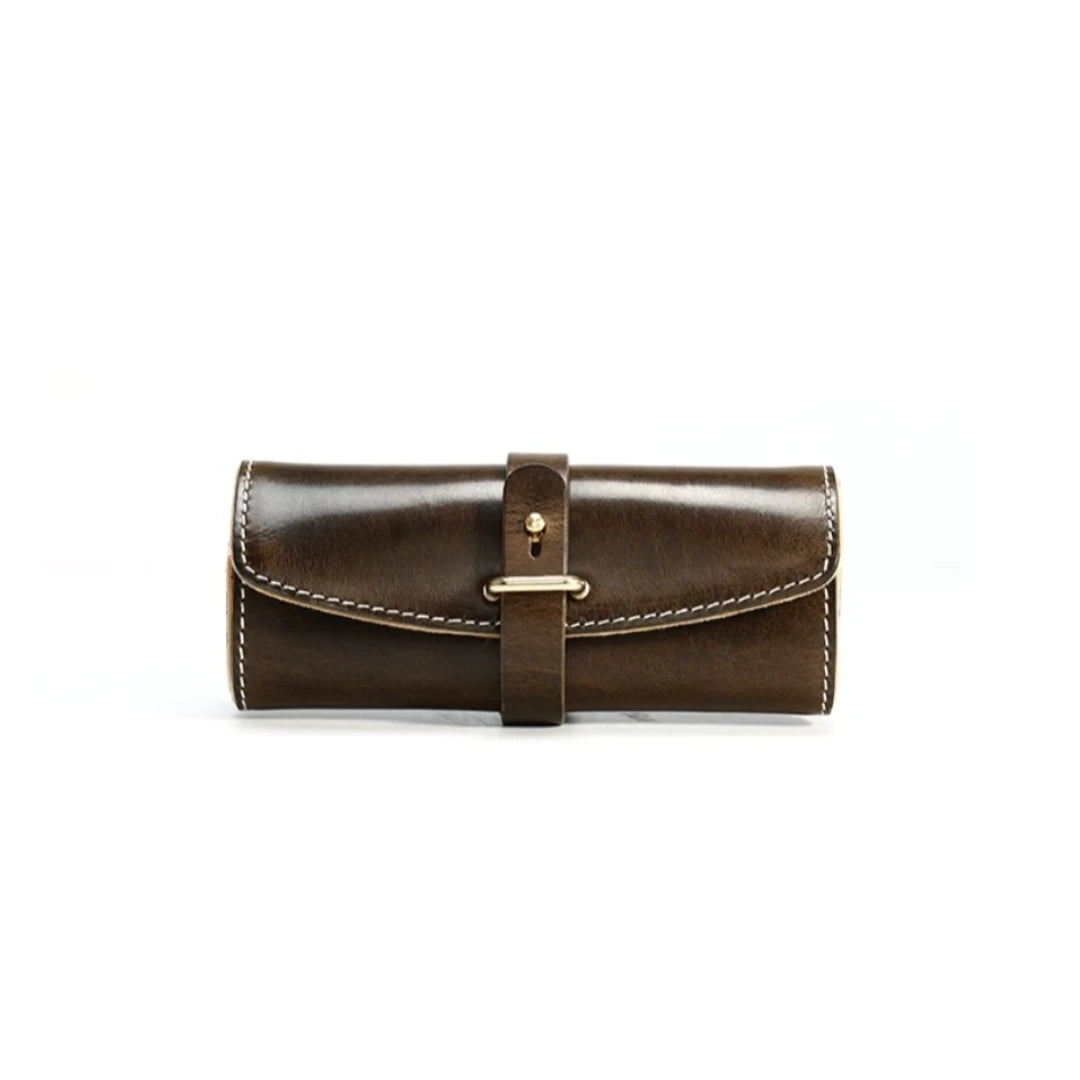 Handcrafted Leather Glasses Case