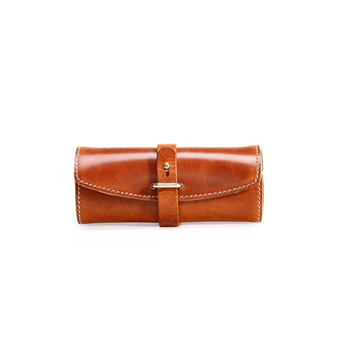 Handcrafted Leather Glasses Case